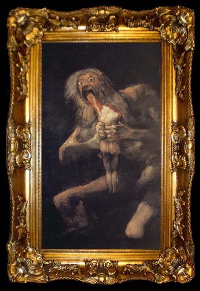 framed  Francisco Goya Saturn, ta009-2